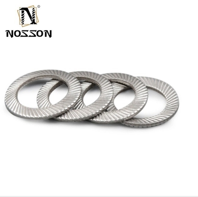 Carbon Steel SS304 Stainless Steel Self Lock Spring Washer DIN9250 for Water Treatment M3M4M5M6M8M10M12M14M16M18M20M22M24M27m30