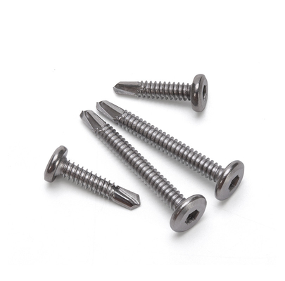 ISO Standard Galvanized Iron Countersunk Head Grade 8 Self Drilling Screw with ZINC PLATED Finish in INCH Measurement System