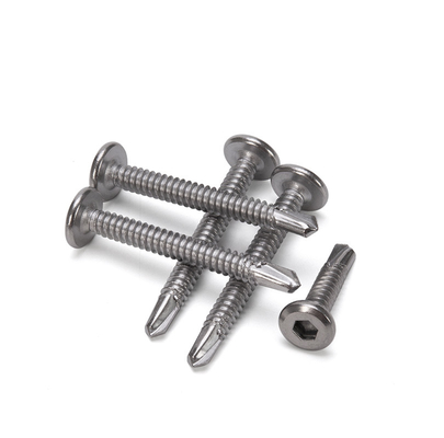 ISO Standard Galvanized Iron Countersunk Head Grade 8 Self Drilling Screw with ZINC PLATED Finish in INCH Measurement System