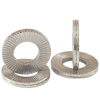 Self Locking Wedge Lock Washer for General Industry DIN25201 M3 M4 M5 M6 M8 M10 M12 Dacromet Plated Countersunk Style