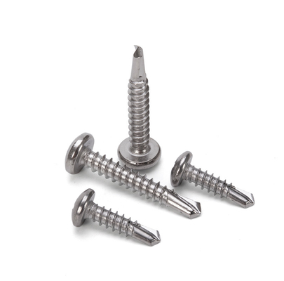 Steel INCH Measurement System Stainless Steel Phillips Button Head Self Drilling Screw by Oukailuo with ZINC PLATED Finish