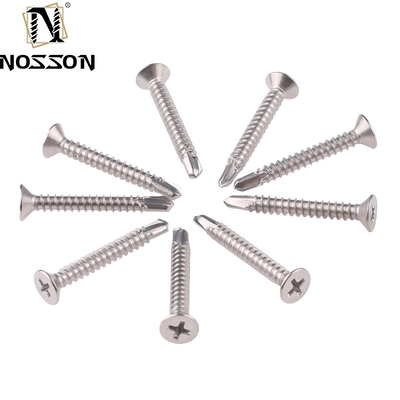 ST4.2 ST4.8 ST5.5 ST6.3 Metric JIS Standard Self Drilling Screw With Ribs/Nibs Under Head and Performance Stainless Steel