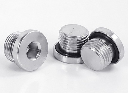 304 Stainless Steel Hex Oil Drain Plug With Wide Range  Laryngeal plug