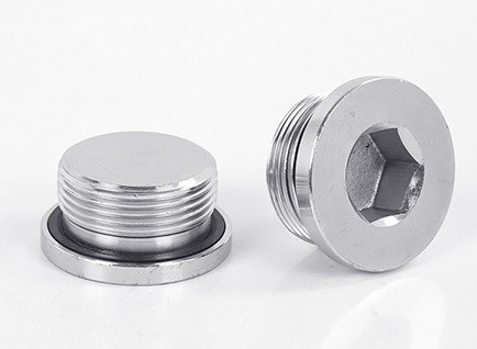 304 Stainless Steel Hex Oil Drain Plug With Wide Range  Laryngeal plug