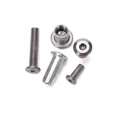 Metric Measurement System 304 Stainless Steel Flat Head Sleeve Nut with Allen Key Head Insert Thread Nut Sample Instock