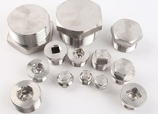 Laryngeal Plug 304 Stainless Steel Outer Hexagon Flange Face Plug for Plugging Oil and Water Pipes