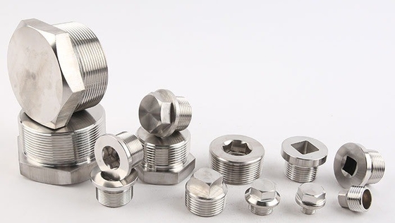 Laryngeal Plug 304 Stainless Steel Outer Hexagon Flange Face Plug for Plugging Oil and Water Pipes