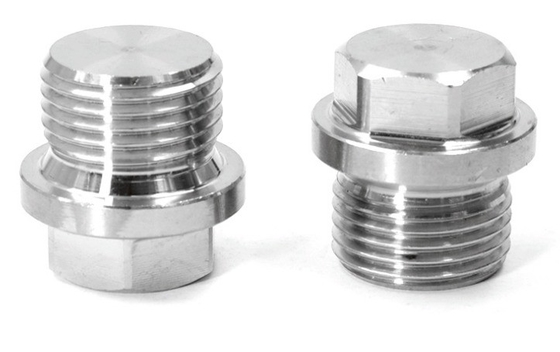 Laryngeal Plug 304 Stainless Steel Outer Hexagon Flange Face Plug for Plugging Oil and Water Pipes