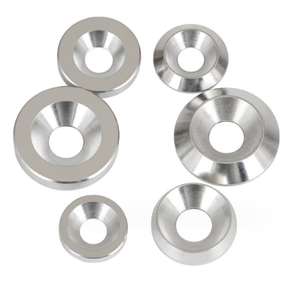 Plain Finish Stainless Steel 304 Solid Countersunk Cup Washers for M3-M30 Bonded Style Applications in ANSI/ASME Standard