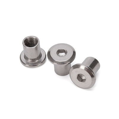 Metric ZINC PLATED M12 M6 M8 Hex Socket Flat Head Connection Lock Furniture Cap Splint Barrel Nut with Hex Key and Bolt