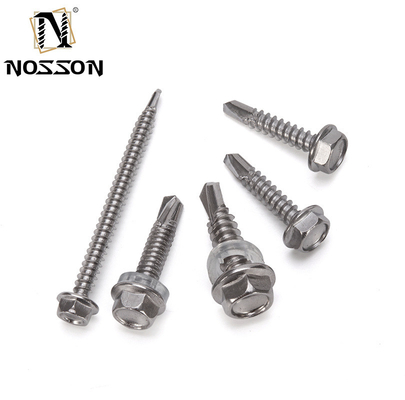 Metric HEX Head Stainless Steel Self Drilling Roofing Screw 4.2 4.8 5.5 6.3 for INCH Measurement System in Industrial