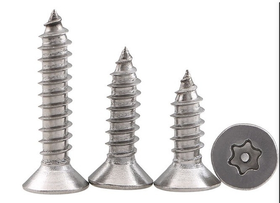 Plain Finish M5 M6 M8 Metric Micro Stainless Steel Galvanized Cross Concrete Flat Head Wood Roofing Self Tapping Screws