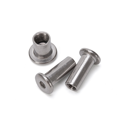 Oil Gas Industry M3/M4/M5/M6 Flat Head Hex Socket Sleeve Nuts with Plain Finish and Metric Measurement System