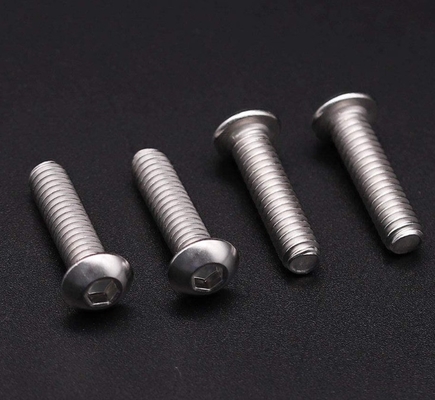 Metric Measurement System 1/4-20 x 1 Inch Stainless Steel Pan Head Socket Cap Bolts Screws 18-8 304 Grade Allen Hex Drive