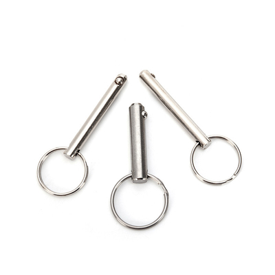 Custom Silver Stainless Steel Spring Loaded Ball Lock Pin for Air Shipping and Professional Customization Solutions