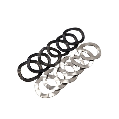 Black Stainless Steel 301 Elastic Locking Wave Spring Washer for Split Style
