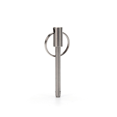Custom Silver Stainless Steel Spring Loaded Ball Lock Pin for Air Shipping and Professional Customization Solutions