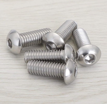 1/4-20 x 3/8 Inch Button Head Socket Cap Bolts Screws Allen Screw Metric