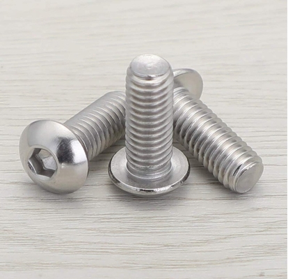 1/4-20 x 3/8 Inch Button Head Socket Cap Bolts Screws Allen Screw Metric