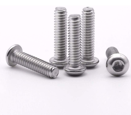 1/4-20 x 3/8 Inch Button Head Socket Cap Bolts Screws Allen Screw Metric
