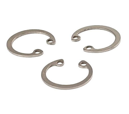 Retail Industry Application ISO Standard Stainless Steel Retaining Ring Washer for Shafts E Type Ring Style