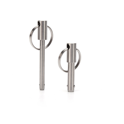 General Industry Silver Quick Reseal Plunger Pin Fastener Safety Stop Stainless Steel Ball Pin for Air Shipping Needs