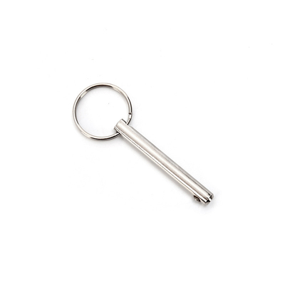 Pin Shaft Loaded Plunger with Bright Finish Stainless Steel Quick Release Ball Lock Pin and Ergonomic Push Button Handle