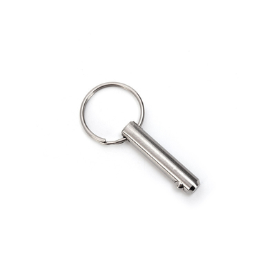 Pin Shaft Loaded Plunger with Bright Finish Stainless Steel Quick Release Ball Lock Pin and Ergonomic Push Button Handle