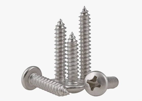 Galvanized Finish Stainless Steel Self Tapping Screw M1.2 M1.4 M1.7 M2 M2.3 M2.6 M3 M3.5 M4 M4.2 M5 M6 for Construction