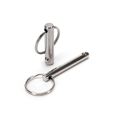 M8 Iron Nickel-plated Quick Release Pins for Safety Locking in General Industry Single Bead Pull Ring Positioning Stop