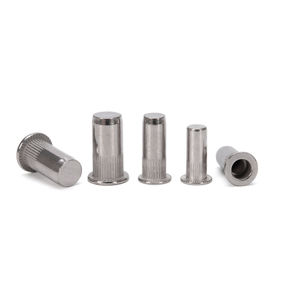 Grade DIN Standard Open End Knurled Body Insert Rivet Nut M3 M4 M5 M6 M8 M10 M12 SS304 Stainless Steel A2-70 Zinc Plated