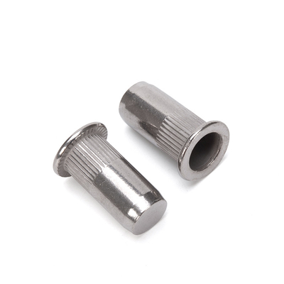 Grade DIN Standard Open End Knurled Body Insert Rivet Nut M3 M4 M5 M6 M8 M10 M12 SS304 Stainless Steel A2-70 Zinc Plated