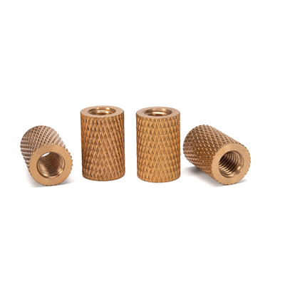 Customized Brass Threaded Insert Nut M3 M4 M6 with Imperial Measurement System and Stainless Steel Material