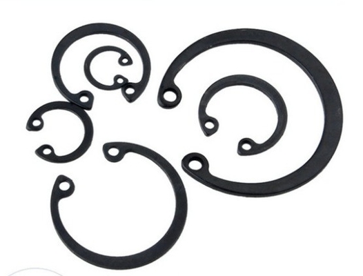 Size M3M4M5M6M8M10M12M14M16M240M18M20M22M24M27 Healthcare Application Steel Retaining Ring with Blackened Hole DIN471 and Plain Finish