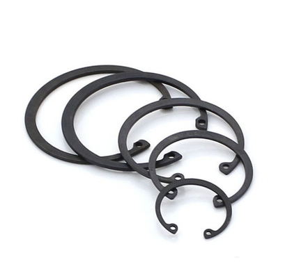 Size M3M4M5M6M8M10M12M14M16M240M18M20M22M24M27 Healthcare Application Steel Retaining Ring with Blackened Hole DIN471 and Plain Finish