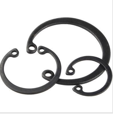 Size M3M4M5M6M8M10M12M14M16M240M18M20M22M24M27 Healthcare Application Steel Retaining Ring with Blackened Hole DIN471 and Plain Finish