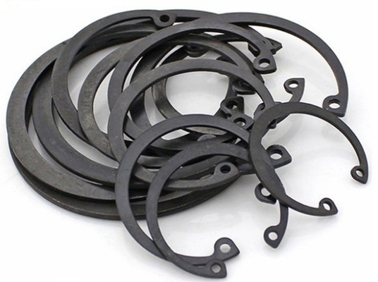 Size M3M4M5M6M8M10M12M14M16M240M18M20M22M24M27 Healthcare Application Steel Retaining Ring with Blackened Hole DIN471 and Plain Finish