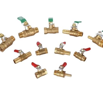 Connection Nipple Corrosion Resistant 1/2&quot;-1&quot; Brass Threaded Fittings Casting Brass Female Thread Tee with Round Head Code