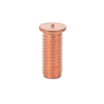 Bright Finish Uncoated Capacitor Discharge External Thread Steel Copper Plated Weld Stud M6 M8 M10 ISO13918 for Aluminium