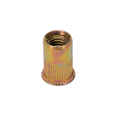 DIN Standard Applications Carbon Steel Zinc Plated M8 M10 1.25 Threaded Press Rivet Nut for Metric Measurement System