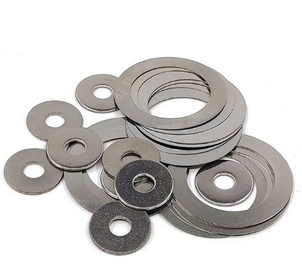 DIN 125 Form A Gasket Plain Flat Washer for Water Treatment M3-M30 Stainless Steel Hexagon Bolts and Nuts
