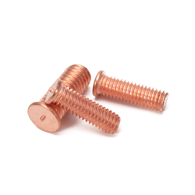 ANSI/ASME Standard Stainless Steel M4 M5 M6 M8 M10 Welding Screw Cd Weld Studs with Brass Plated Finish and Welding Point