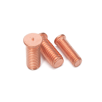 ANSI/ASME Standard Stainless Steel M4 M5 M6 M8 M10 Welding Screw Cd Weld Studs with Brass Plated Finish and Welding Point
