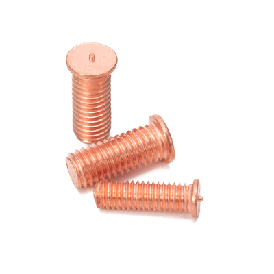 ANSI/ASME Standard Stainless Steel M4 M5 M6 M8 M10 Welding Screw Cd Weld Studs with Brass Plated Finish and Welding Point