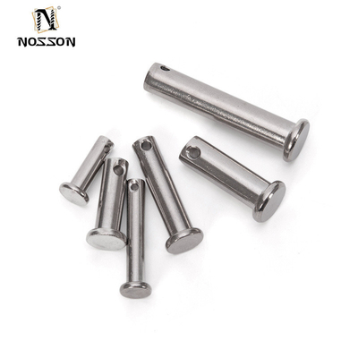 Steam Oxide Nitride Finish Flat Head Cylindrical Spring Locating Clevis Pin with Hole Din1444 304 316 A2 A4 Stainless Steel