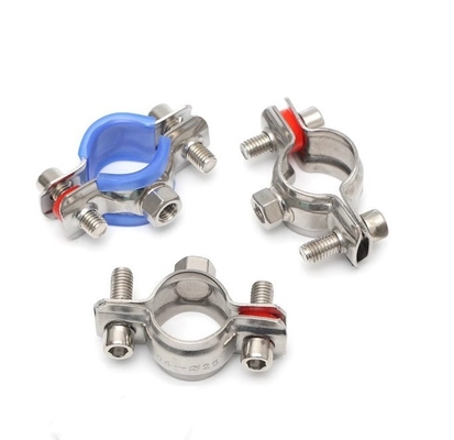 INCH Measurement System M5 M6 M8 M10 Nut Clamp with Rubber in Stainless Steel Material