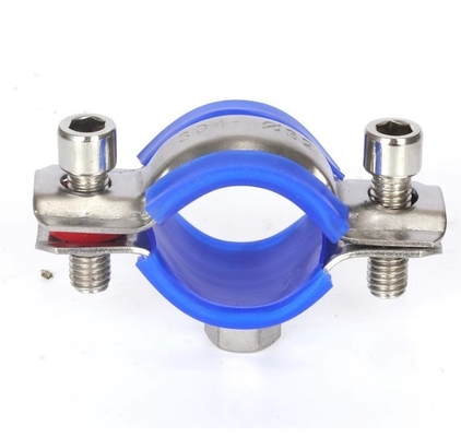 INCH Measurement System M5 M6 M8 M10 Nut Clamp with Rubber in Stainless Steel Material