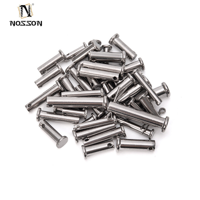 Steam Oxide Nitride Finish Custom Clevis Pin with Small Head and Split Pin Hole Stainless Steel Retaining Spring R Clip Cotter Pins