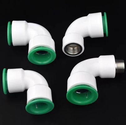 PPR Water Pipe Quick Connector with Round Head and Customizable Size Casting Technics Supported by ISO Standard