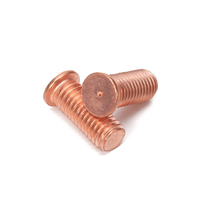 ANSI/ASME Standard Industrial Grade M4 M5 M6 M8 M10 Brass Metal Welding Screw CD Weld Studs with Bright Finish